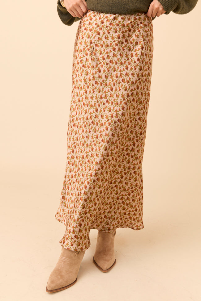Naomi Tan Multi Flower Maxi Skirt - Image 4