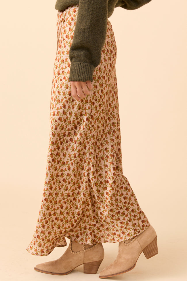 Naomi Tan Multi Flower Maxi Skirt - Image 6