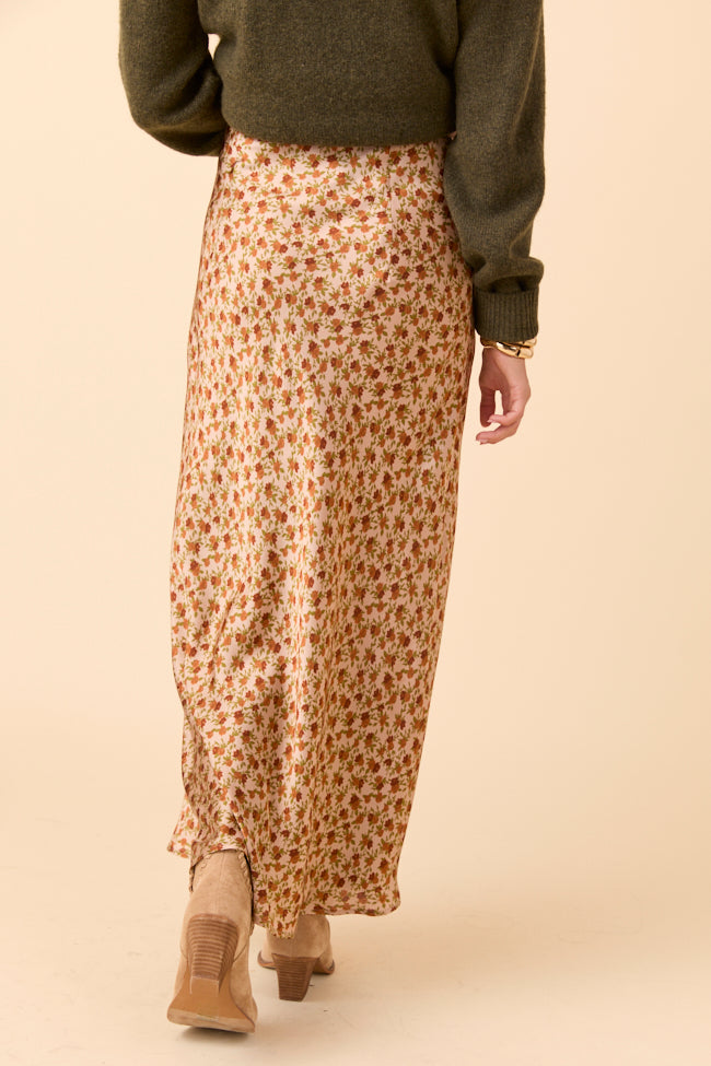 Naomi Tan Multi Flower Maxi Skirt - Image 8
