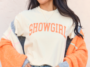 Showgirl Ivory Graphic Tee