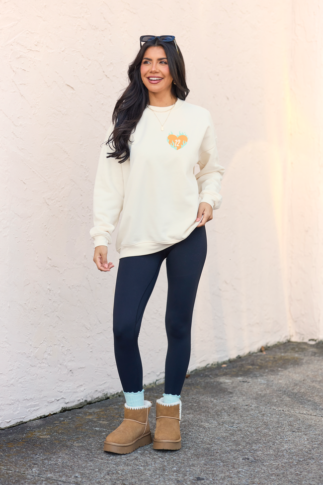 My Energy Is A Luxury Item Cream Graphic Sweatshirt - Image 4