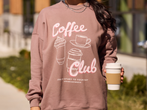 Coffee Club Mocha Graphic Sweatshirt