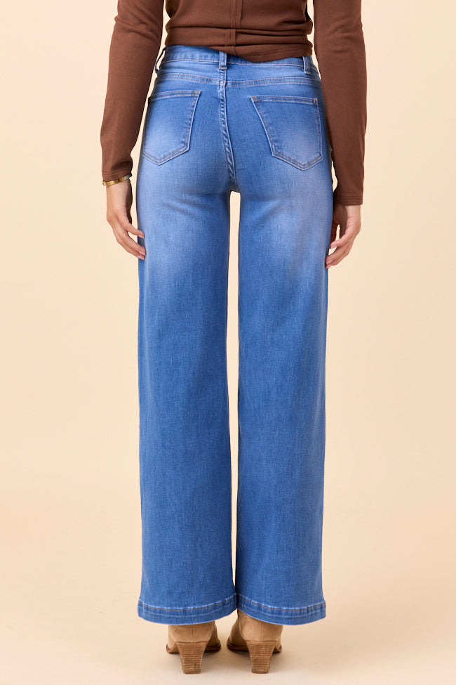 My Favorite Seamed Wide Leg Jeans - Image 4