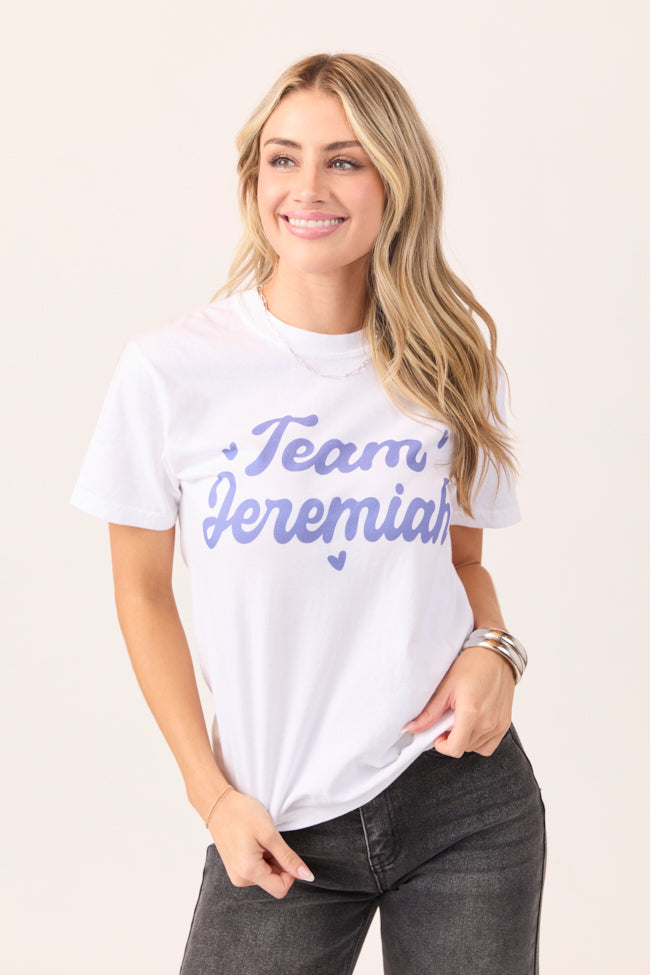 Team Jeremiah White Graphic Tee