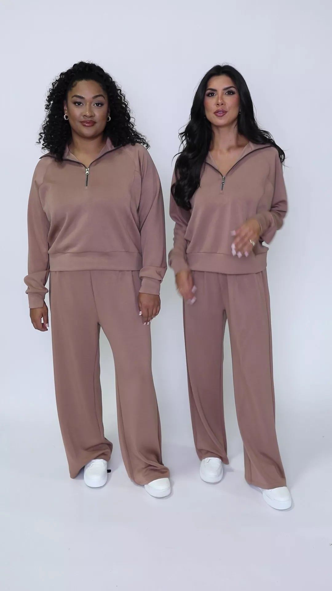 Lets Just Stay Heather Grey Quarter Zip Knit Pullover FINAL SALE - Image 5